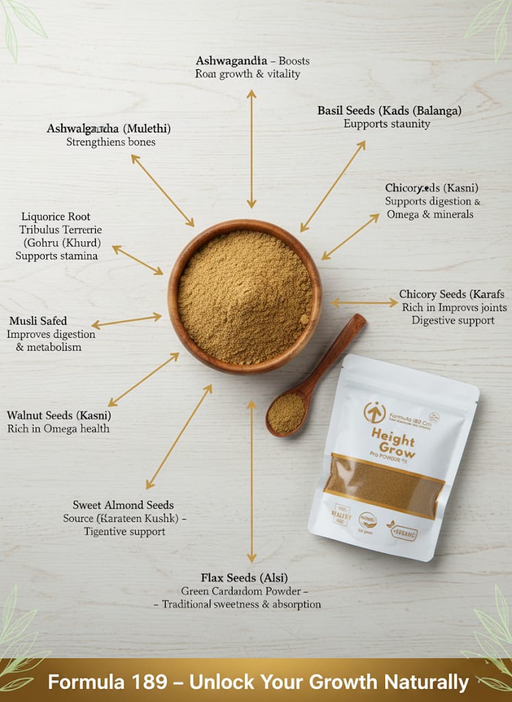 HEIGHT GROWTH POWDER FORMULA 189